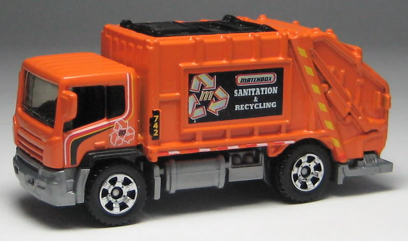matchbox trash truck