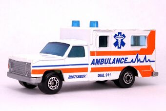 matchbox cars ambulance