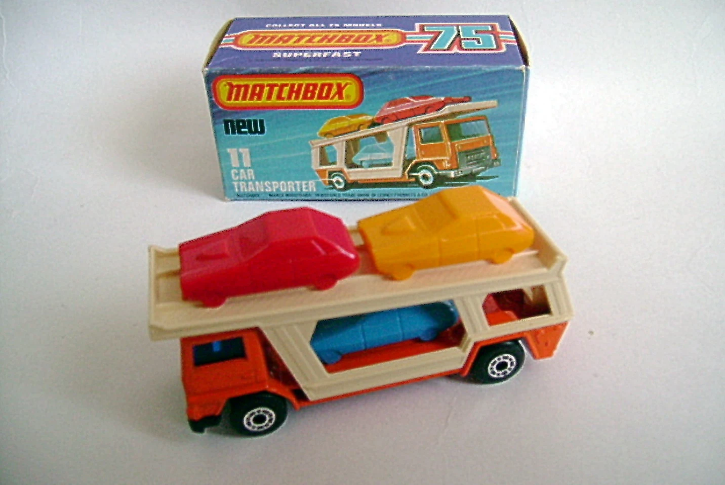 Matchbox Series N°16 – Atlantic Transporter Trailer – Boîte D'origine Abîmée, Véhicule Bon état