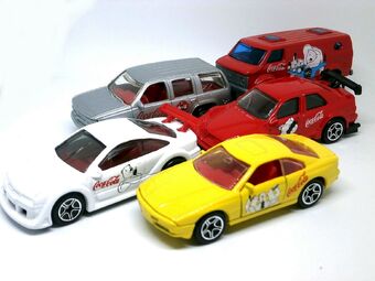 coca cola matchbox cars