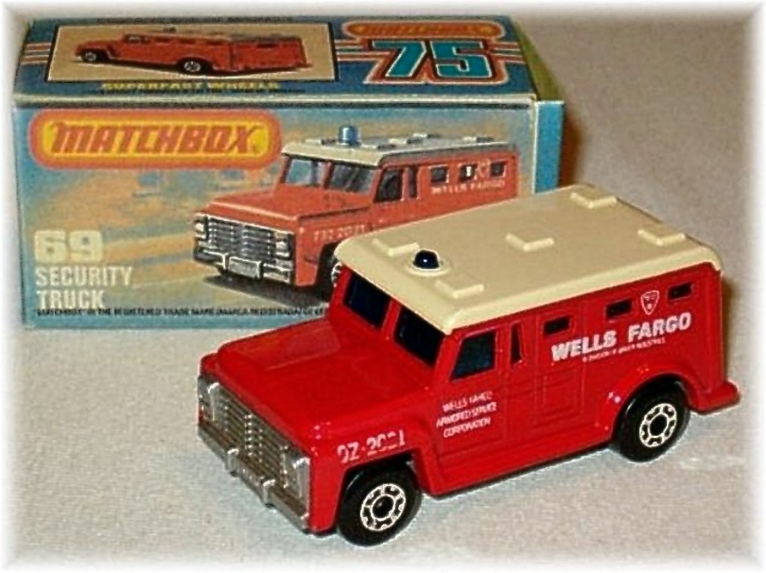 matchbox armored truck 1978