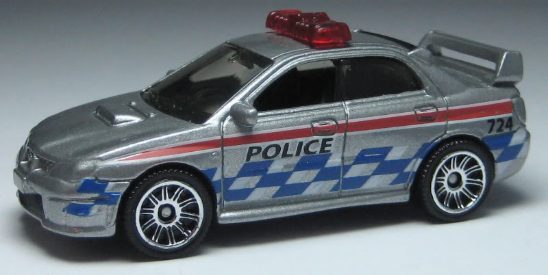 matchbox subaru police