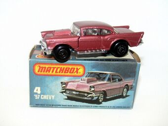 57 chevy matchbox car