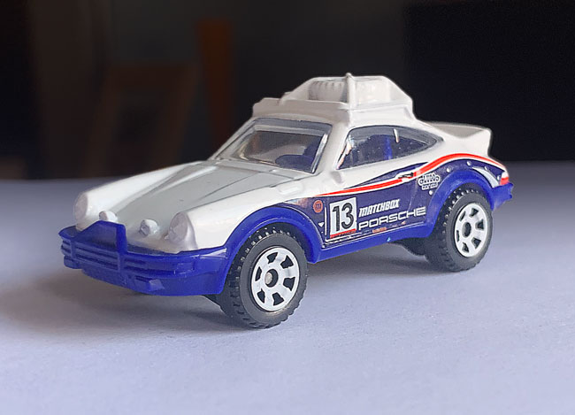 porsche 911 rally matchbox