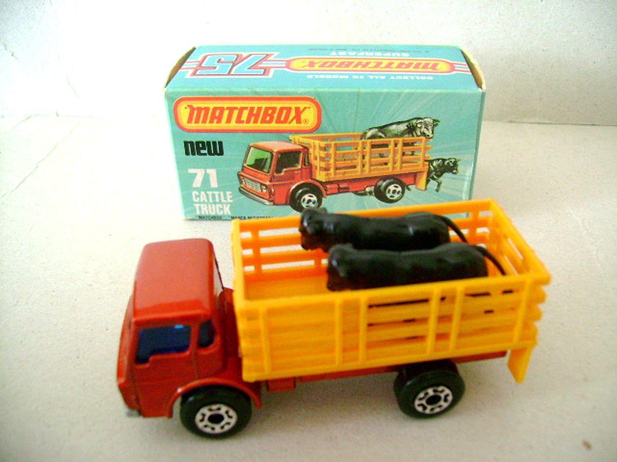 matchbox cattle truck
