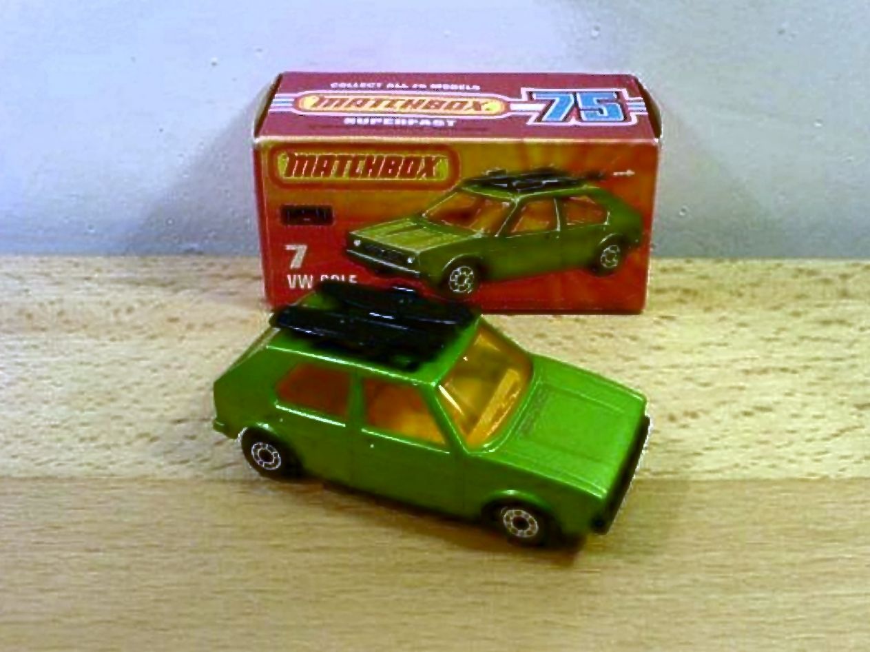 volkswagen golf matchbox