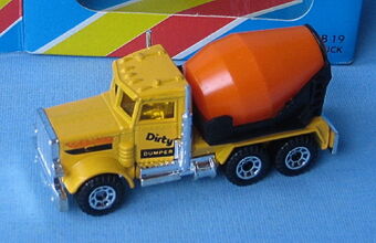 matchbox peterbilt cement truck