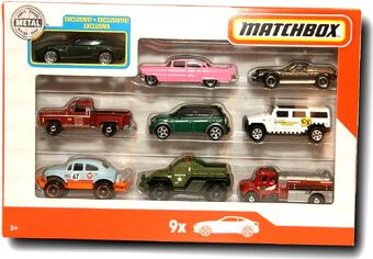 matchbox 9 pack