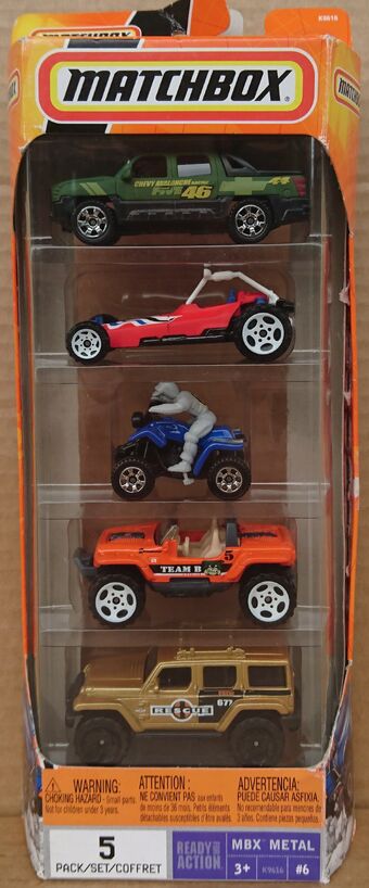 matchbox off road 5 pack