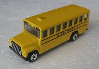 matchbox school bus 1985