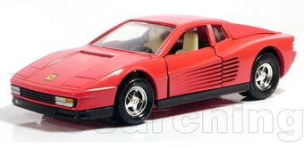 matchbox ferrari testarossa 1986