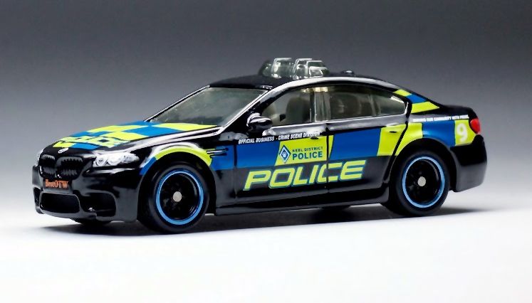 matchbox bmw m5 police