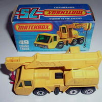 matchbox crane truck 1976
