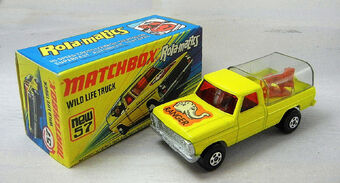 matchbox rolamatics wildlife truck 1973