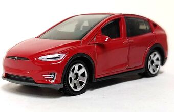 tesla model x matchbox