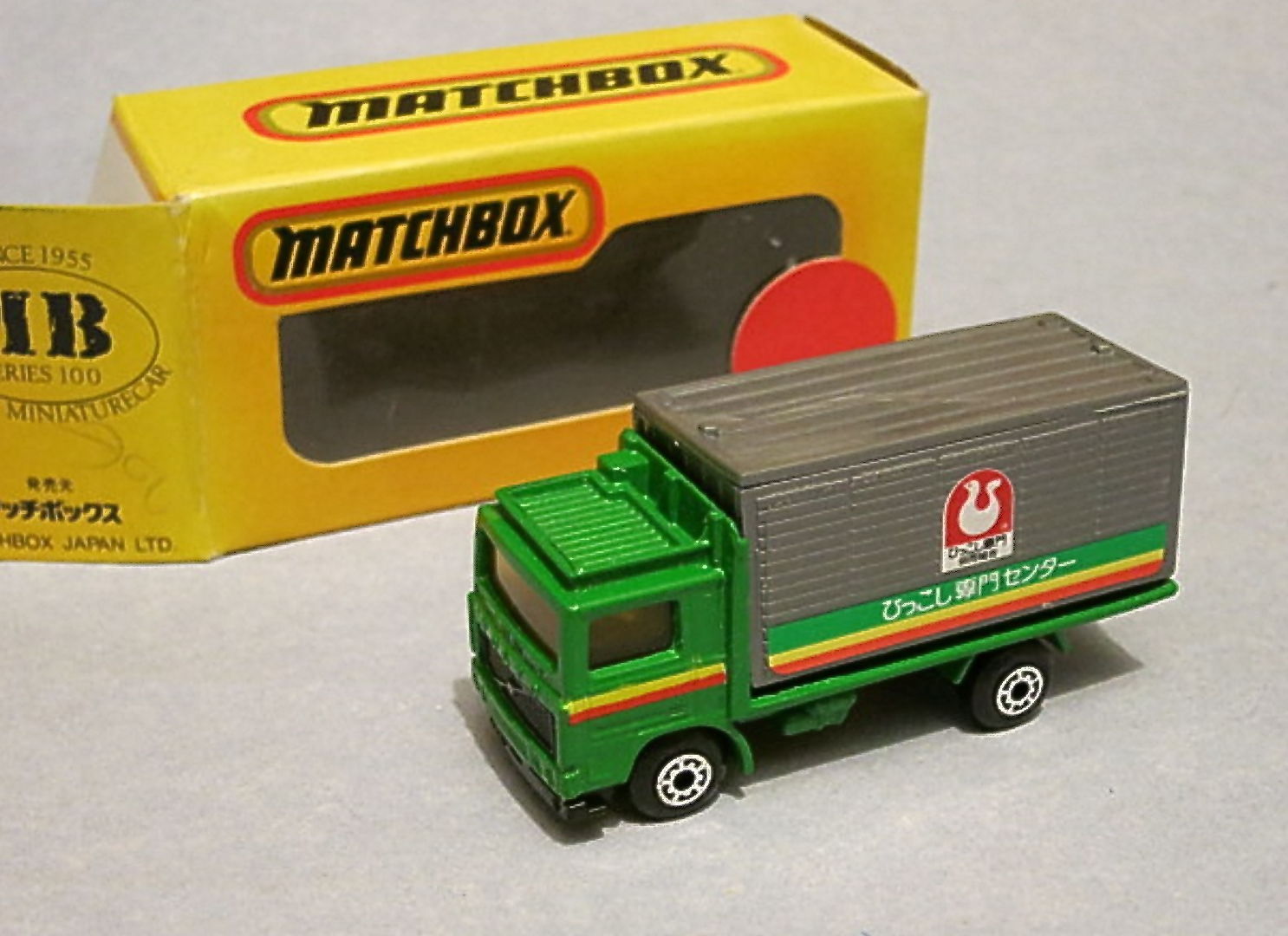 matchbox volvo container truck