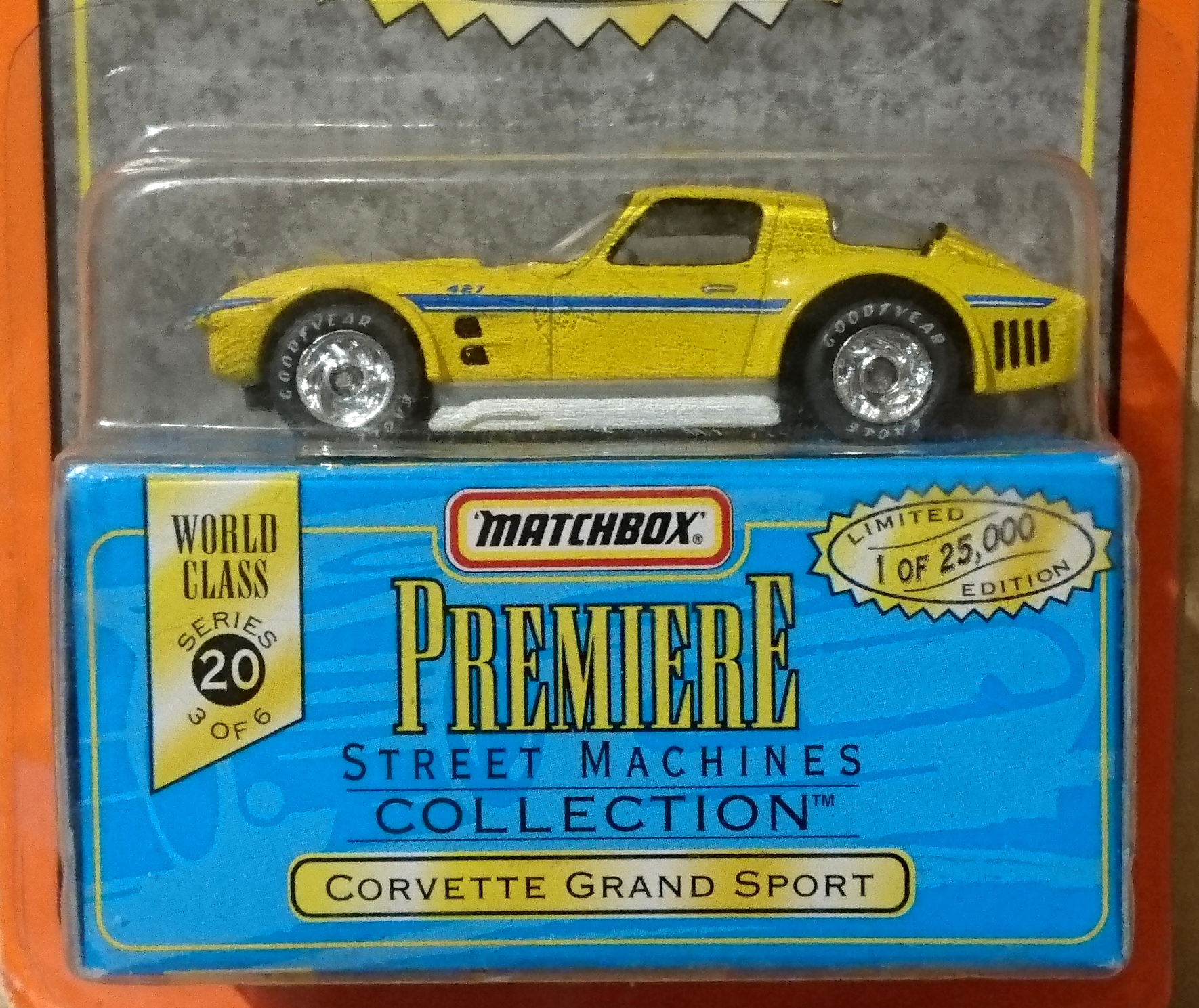 matchbox corvette grand sport 1989