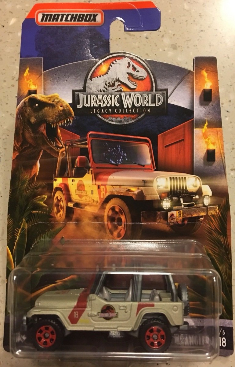 matchbox jurassic world 2018