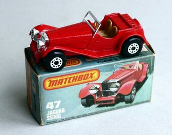 matchbox ss100 jaguar 1982