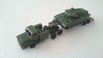 matchbox tank transporter