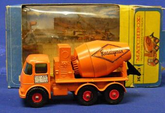 matchbox ready mix concrete truck