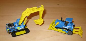 construction matchbox cars