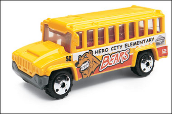 matchbox cars school bus