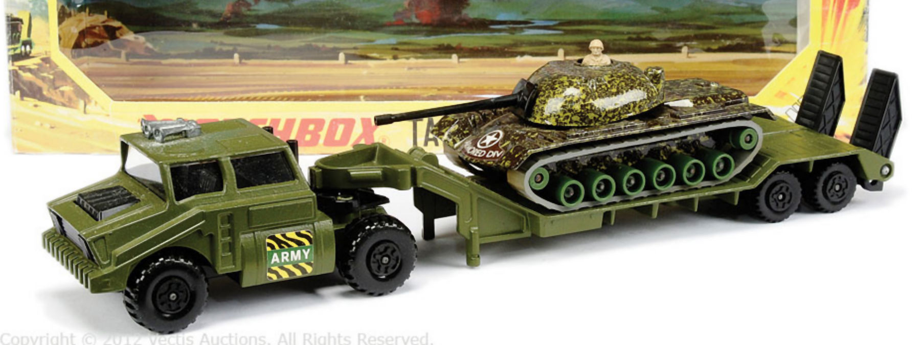 matchbox tank transporter