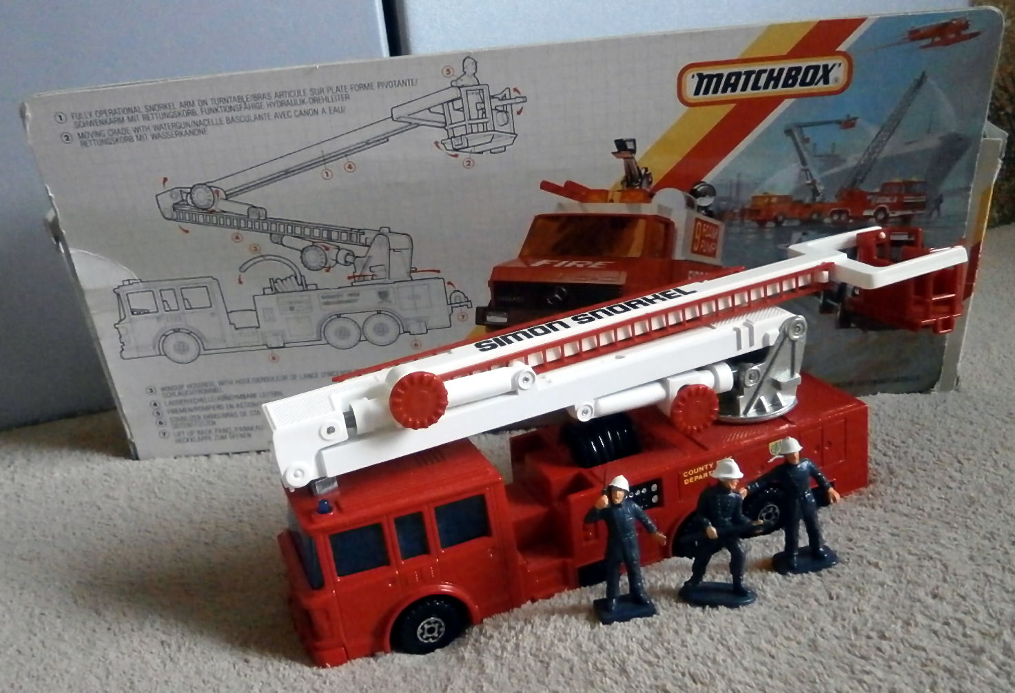 matchbox super kings fire truck