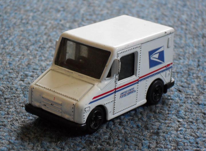 matchbox postal service delivery truck