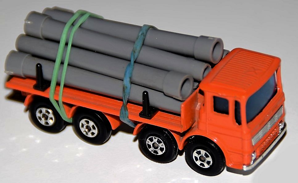 matchbox pipe truck