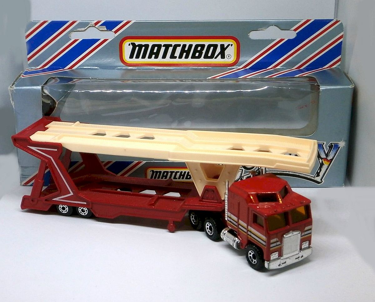 matchbox car transporter truck