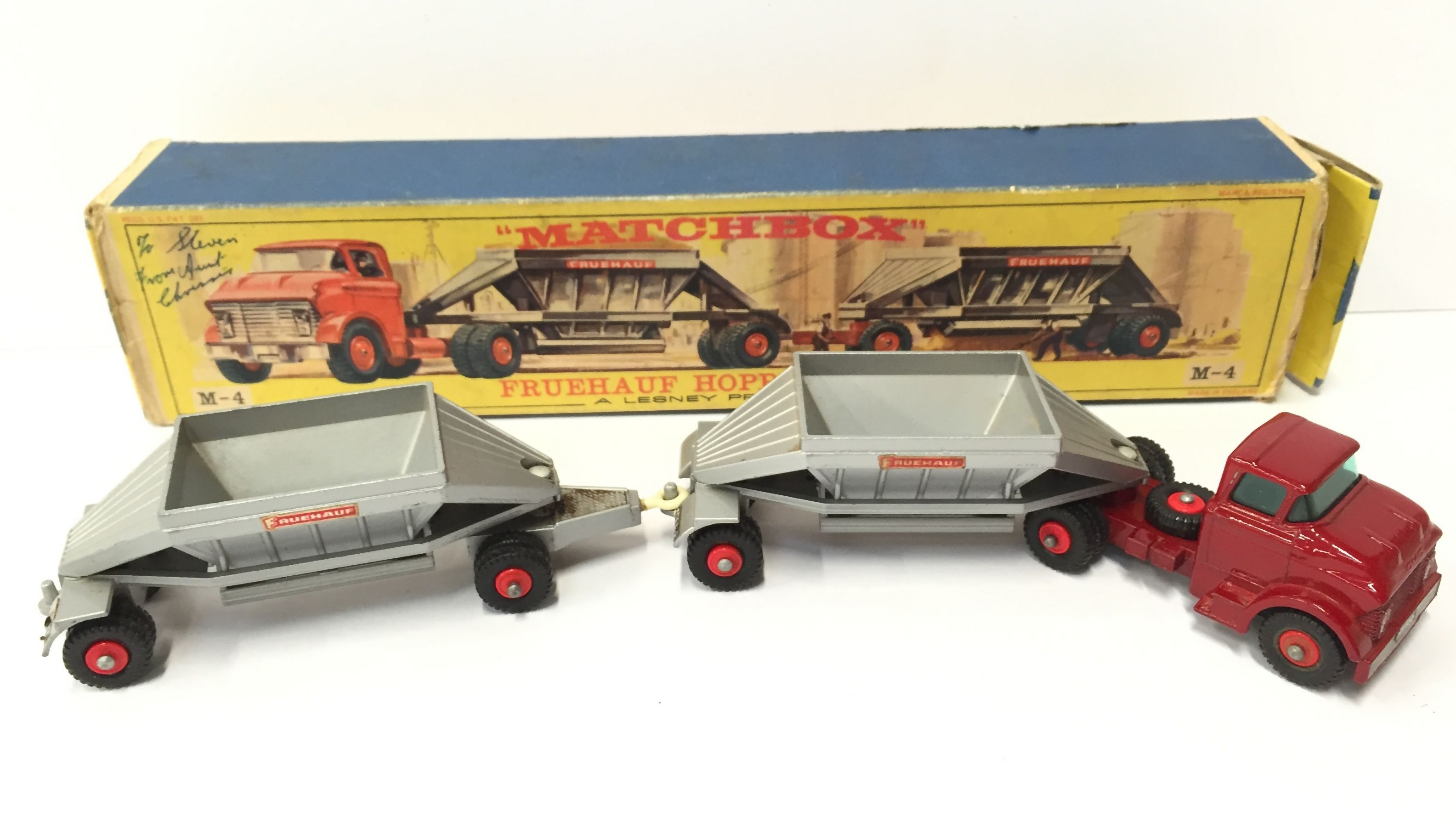 matchbox fruehauf hopper train