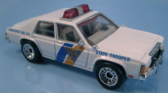 matchbox ford ltd police car 1987