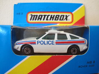 matchbox rover 3500 police