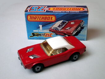 matchbox superfast dodge challenger