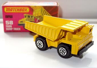matchbox dump truck 1989