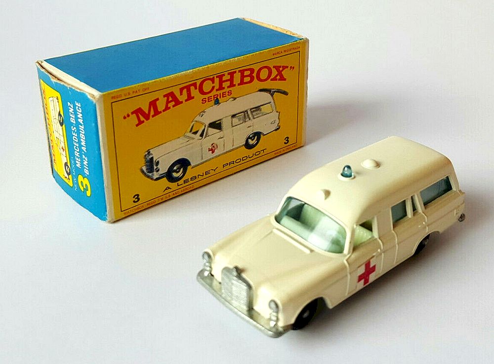 matchbox series 3 binz ambulance