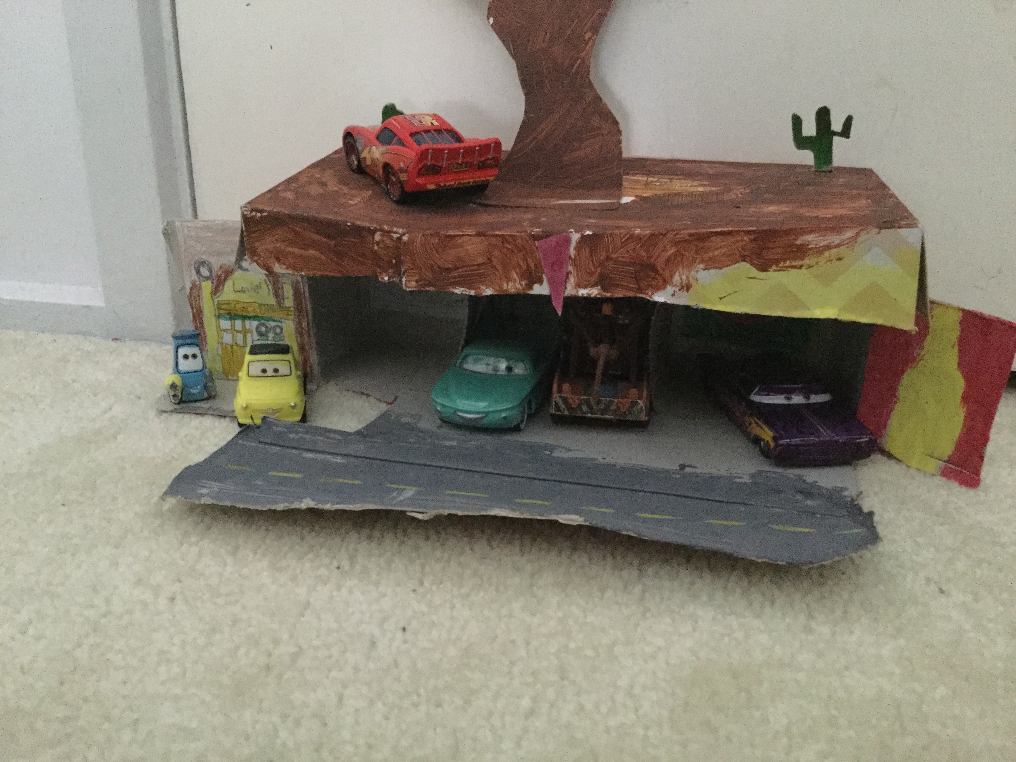 radiator springs wooden playset