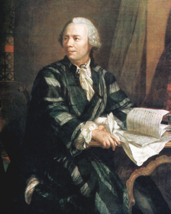 Leonhard Euler (portret E. Handmann)