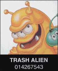 Trash Alien Wanted Poster