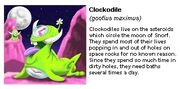 Clockodile trading card