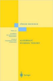 Neukirch - Algebraic Number Theory