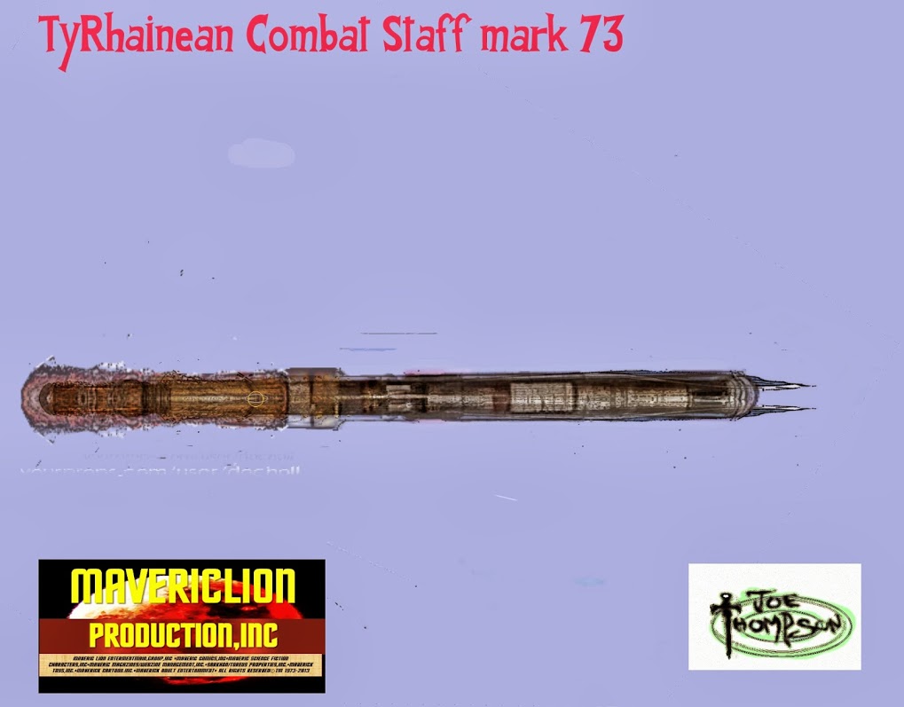 Tyrhainian-Combat Staff Weapon model-111 mark 73