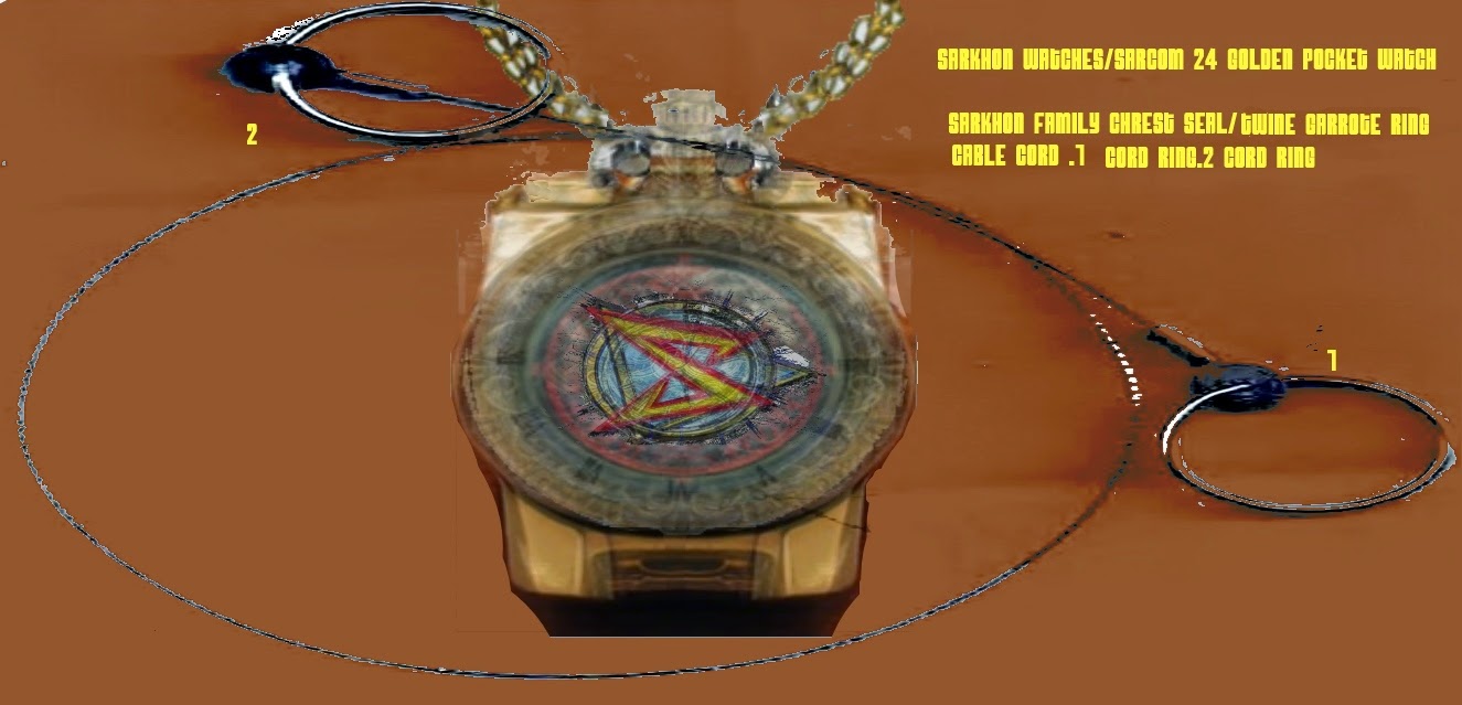 Sarkhon Watch Sarcom 23 Golden Time Sorcerers Seal pocket watch