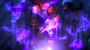 Metamorphic creature charged with Terrorax's Terror Energy