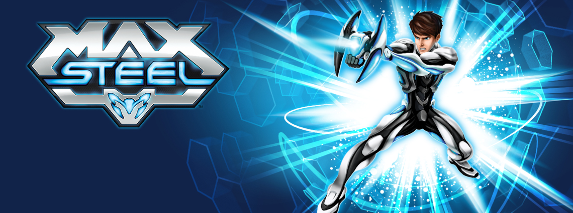 Max Steel логотип мультика.