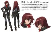 Diseño de scarlet hibiki