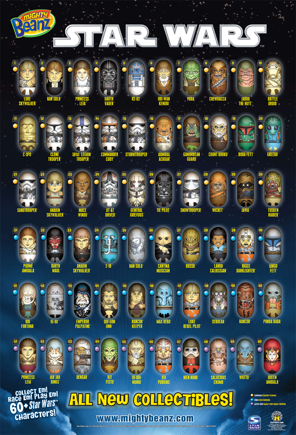 Image Star wars mighty beanz poster by bryanlouie