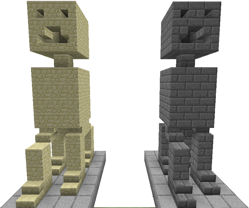 Image - Stone brick creeper-full 3d 2.png  Minecraft 